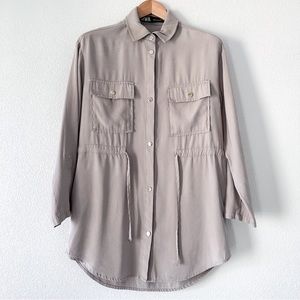 Zara - Adjustable Waist Overshirt
